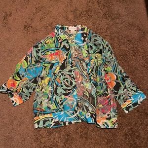 Artistic Colorful Statement Jacket